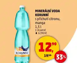 Penny Market MINERÁLNÍ VODA KORUNNÍ nabídka