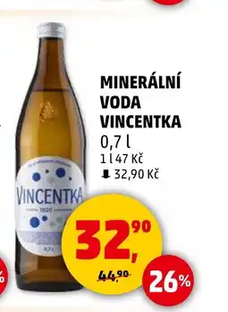 Penny Market MINERÁLNÍ VODA VINCENTKA nabídka