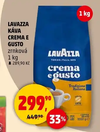 Penny Market LAVAZZA KÁVA CREMA E GUSTO zrnková nabídka