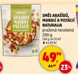 Penny Market SMĚS ARAŠÍDŮ, MANDLÍ A PISTÁCIÍ NATURALIA nabídka