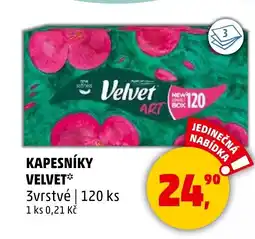 Penny Market KAPESNÍKY VELVET* nabídka