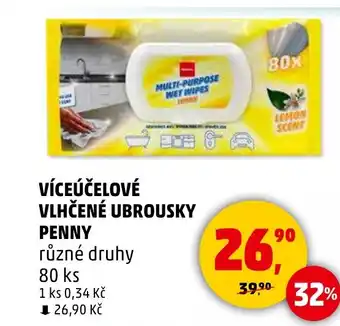 Penny Market VÍCEÚČELOVÉ VLHČENÉ UBROUSKY PENNY nabídka