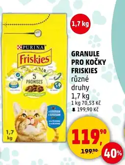 Penny Market GRANULE PRO KOČKY FRISKIES nabídka