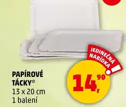Penny Market PAPÍROVÉ TÁCKY* nabídka