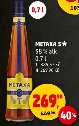 Penny Market METAXA 5★ 38% alk. nabídka