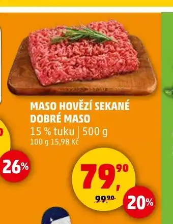 Penny Market MASO HOVĚZÍ SEKANÉ DOBRÉ MASO nabídka