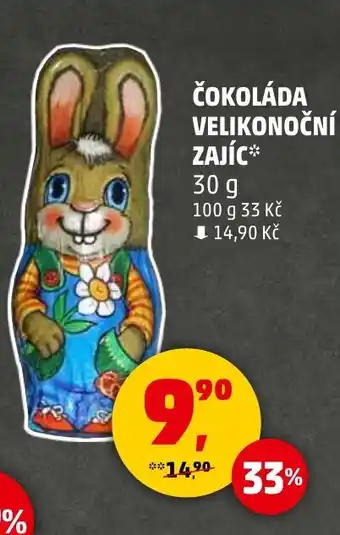 Penny Market ČOKOLÁDA VELIKONOČNÍ ZAJÍC nabídka