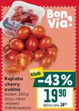 Billa Rajčata cherry oválná balení, nabídka