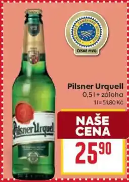 Billa Pilsner Urquell nabídka