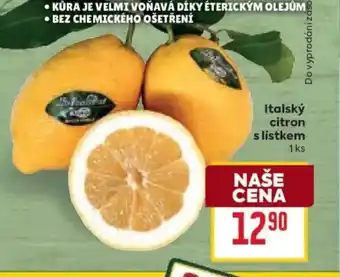 Billa Italský citron s listkem 1ks nabídka