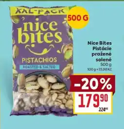 Billa Nice Bites Pistácie pražené solené nabídka