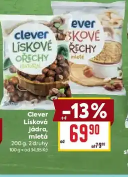 Billa Clever Lísková jádra, mletá nabídka