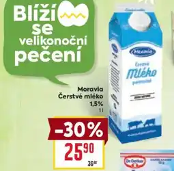 Billa Moravia Čerstvé mléko nabídka