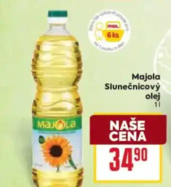 Billa Majola Slunečnicový olej nabídka