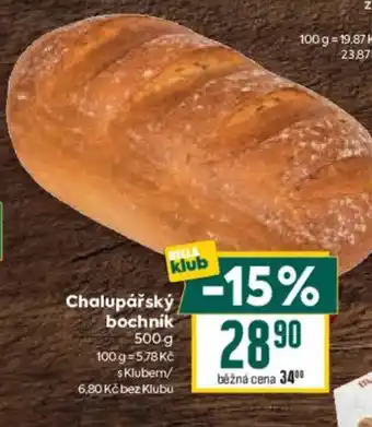 Billa Chalupářský bochnik nabídka