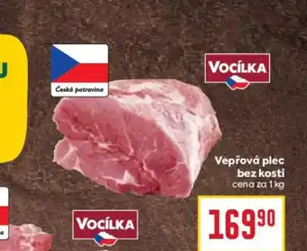 Billa Vepřová plec bez kosti cena za nabídka