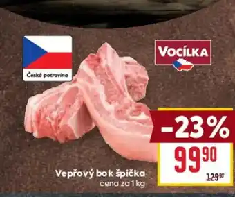 Billa Vepřový bok špička cena za nabídka