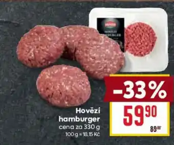 Billa Hovězí hamburger cena za nabídka