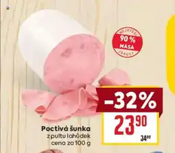 Billa Poctivá šunka nabídka