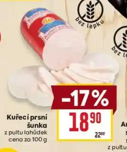 Billa Kuřecí prsní šunka nabídka