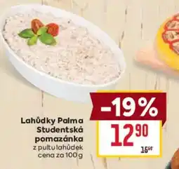 Billa Lahůdky Palma Studentská pomazánka nabídka