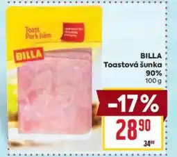 Billa BILLA Toastová šunka 90% nabídka