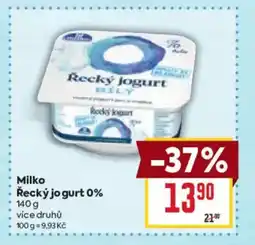 Billa Milko Řecký jogurt 0% nabídka