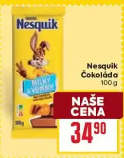 Billa Nesquik Čokoláda nabídka