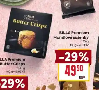 Billa BILLA Premium Mandlové sušenky nabídka