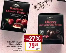 Billa BILLA Premium Cherry in 70% dark chocolate nabídka