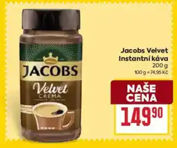 Billa Jacobs Velvet Instantní káva nabídka