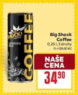 Billa Big Shock Coffee nabídka