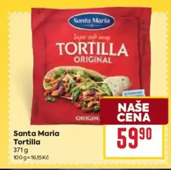 Billa Santa Maria Tortilla nabídka