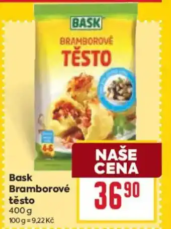 Billa Bask Bramborové těsto nabídka