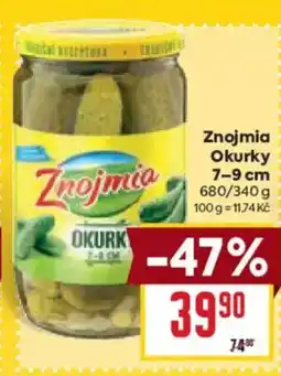 Billa Znojmia Okurky 7-9 cm nabídka