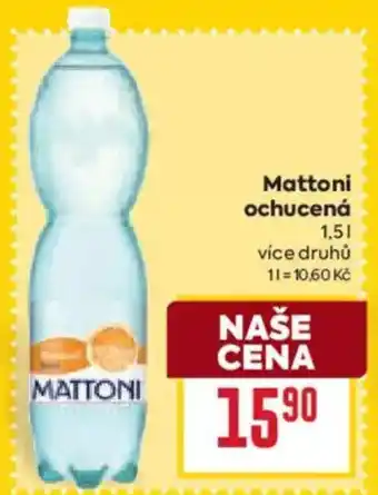 Billa Mattoni ochucená nabídka