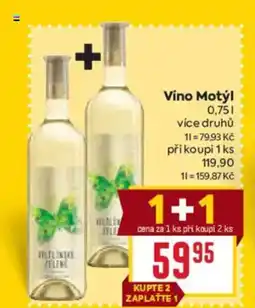 Billa Vino Motýl nabídka