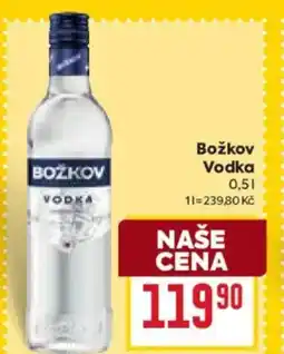 Billa Božkov Vodka nabídka