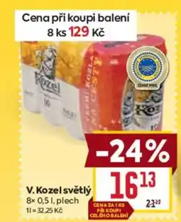 Billa V. Kozel světlý nabídka