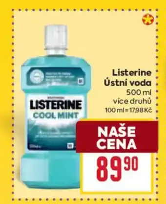 Billa Listerine Ústní voda nabídka