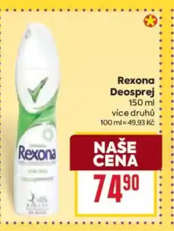 Billa Rexona Deosprej nabídka