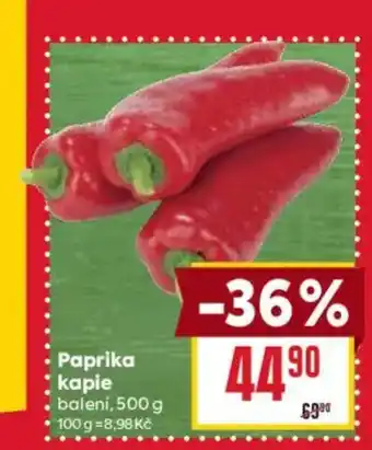 Billa Paprika kapie balení nabídka