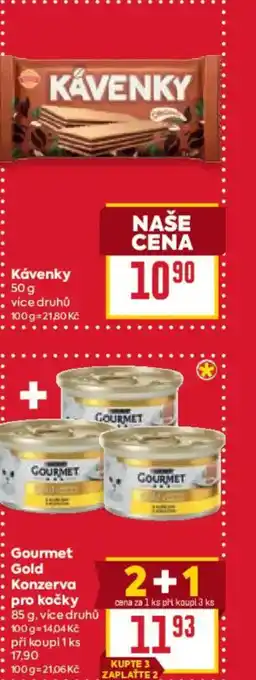 Billa Gourmet Gold Konzerva nabídka