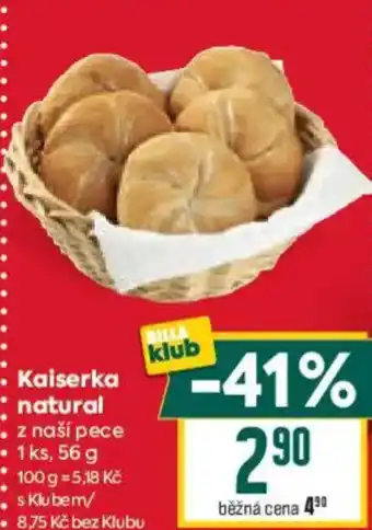 Billa Kaiserka natural nabídka