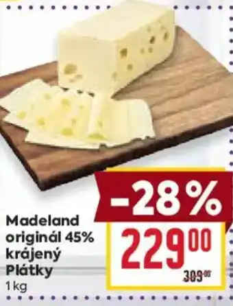 Billa Madeland originál 45% krájený Plátky nabídka