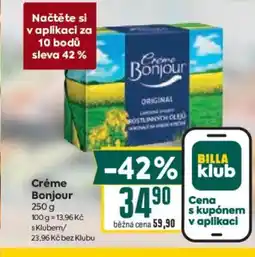 Billa Créme Bonjour nabídka