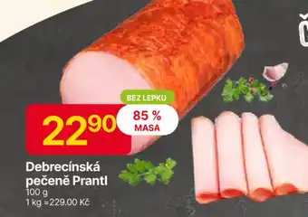 Hruška Debrecínská pečeně Prantl nabídka