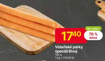 Hruška Vídeňské párky speciál Bivoj nabídka