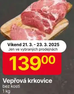 Hruška Vepřová krkovice nabídka