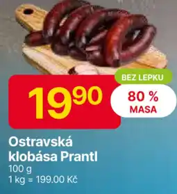 Hruška Ostravská klobása Prantl nabídka